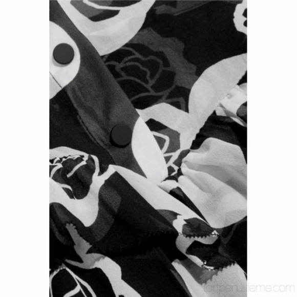 {Topshop} Unique Crawford Floralprint Dress - Sz 8 - Picture 5 of 10